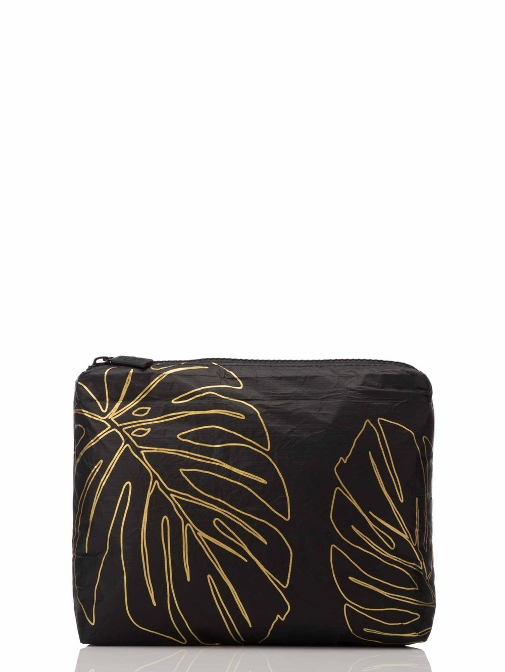 ALOHA Collection Small Pouch in Lanai Gold on Black